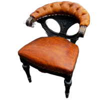Klassieke Lederen Bureau Stoel