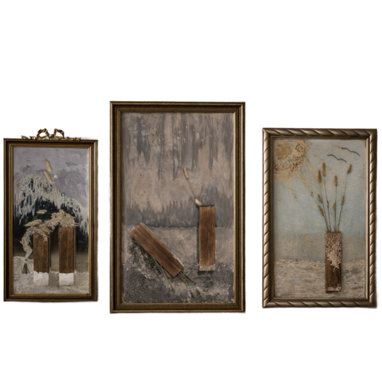 3-luik Spiegelkunst – Storm • Balans • Rust – By Warm 1