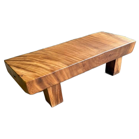 Brutalistische Wabi-sabi Massief Eiken Salontafel 1