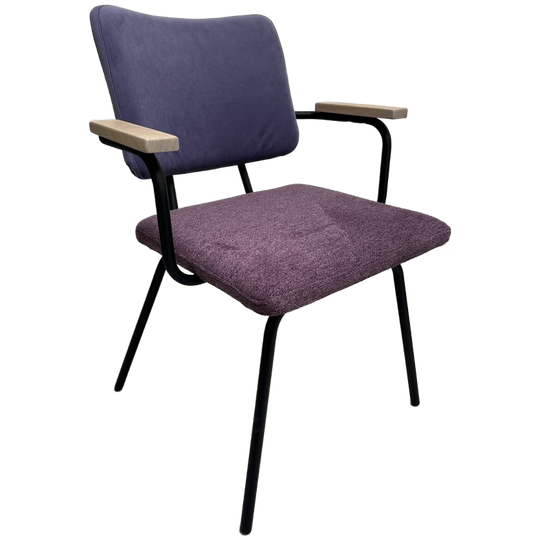 Noga Eetkamerstoel Design Luka Zwart /paars 1