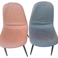 2X Stoelen Kunstleder