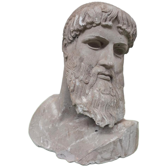 Portretkop Beeld, Buste Neptunus Of Poseidon Van Artemision 1