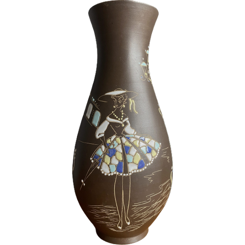 Höhr-Grenzhause Vase By Marzi & Remy Decor Venetië Model 1019/35 1950S