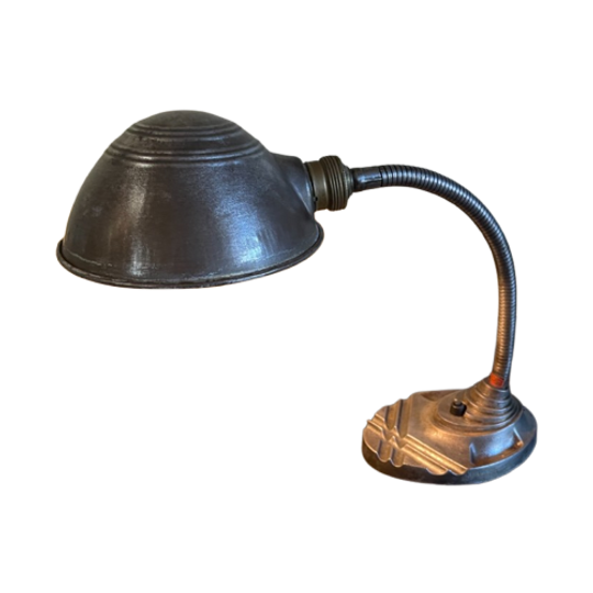 Bureaulamp Gooseneck Art Deco 1930 Erpe 1