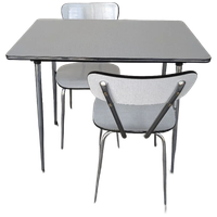 Formica Eettafel + 2 Stoelen