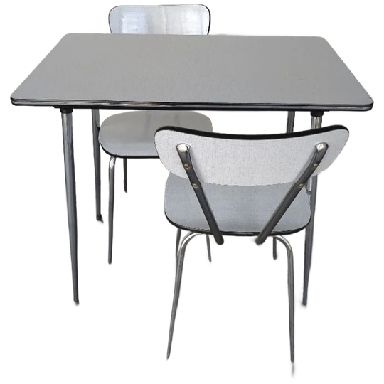 Formica Eettafel + 2 Stoelen 1