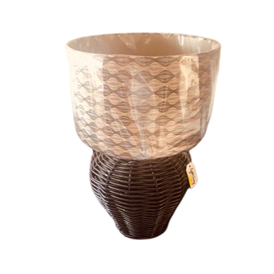 Lamp Staand Zwart Met Fluwelen Kap 1