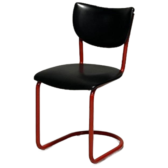 Gebroeders De Wit 2011 Eetkamerstoel Vintage Rood Zwart 1