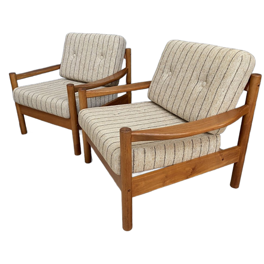 Danish Relax Chairs 1960S By Tarm Stole Denmark Set Of Two 1