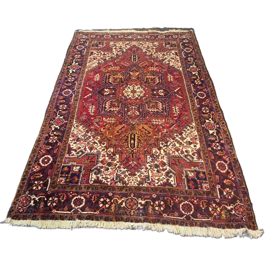 Perzisch Tapiijt Heriz 310x210 Wollen Vloerkleed Handgeknoopt Iran 1
