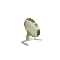 Minimalist Aluminium Table Mirror By Pierre Vandel (Some Oxidation On Mirror)