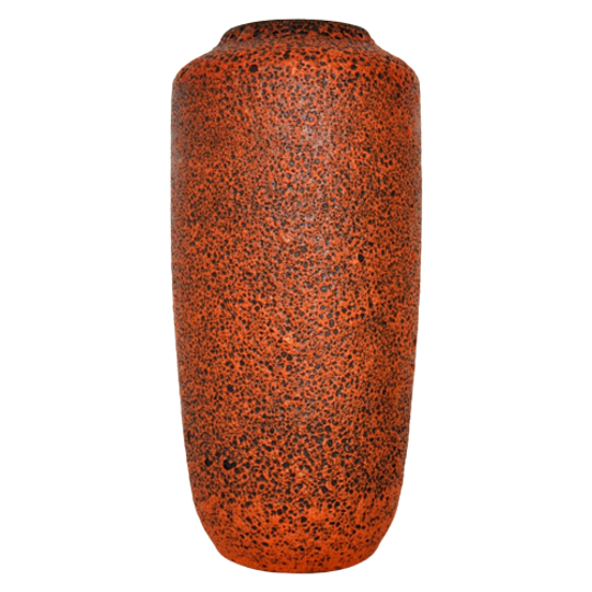 Vaas West-germany Oranje Met Lava Glazuur 1