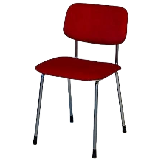 Gispen | Eettafelstoel Vintage Design Eetkamerstoel Rood 1
