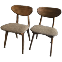 Set Vintage Louis van Teeffelen Eettafelstoelen Jr. 60