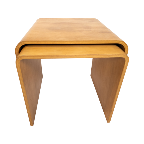 Plywood - Mime Set - Kruk - Stool - Vintage - 70'S