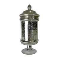 Kwikzilveren Pot Met Deksel, Apothekerspot, Rond 1900 (Armeluiszilver)