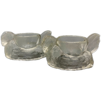 Set Vintage Persglas Eierdopjes Kip 2 Stuks thumbnail 1