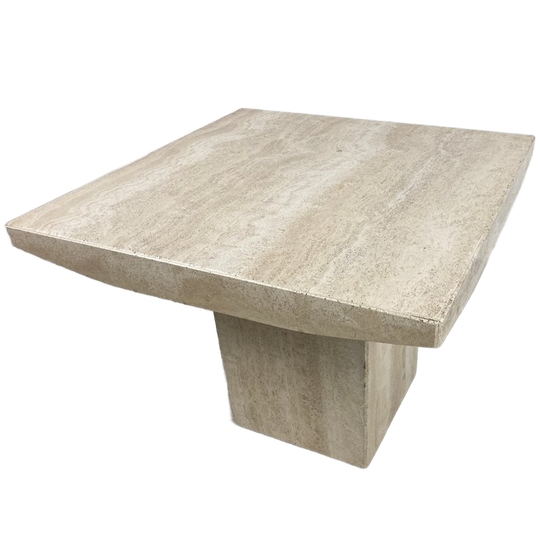 Vintage Travertine Coffee Table, 1970s 1