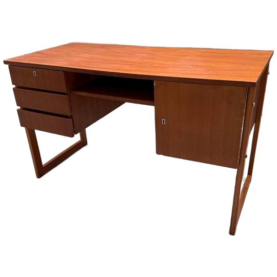 Vintage Retro Bureau U-frame - Deens Design - Jaren 60 1