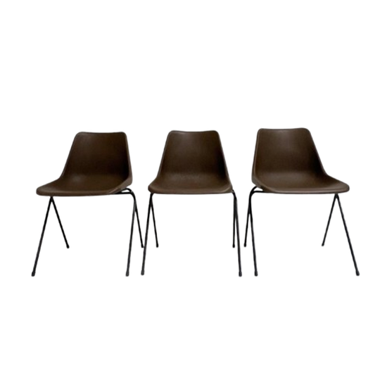 Set Van 6 Polyprop Stoelen Van Robin Day, 1960's 1