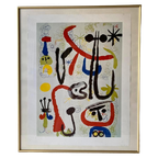 Miro Art-Print Van Schilderij In Lijst 60 X 50 Cm thumbnail 1