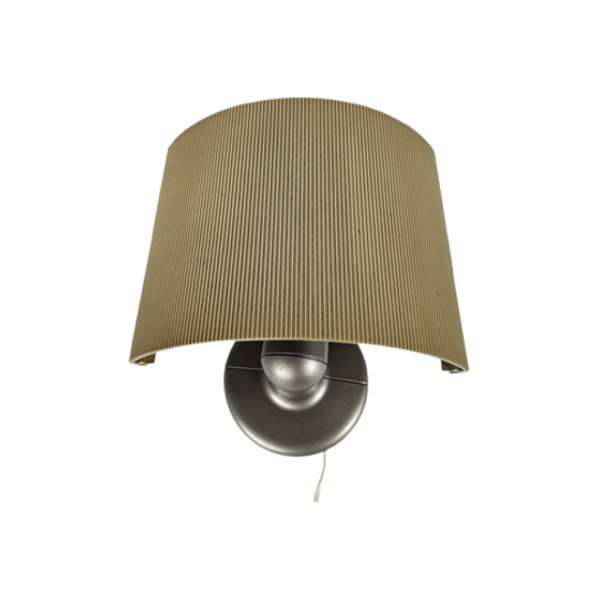 Marcello Ziliani Voor Arteluce - 'charlie' Wandlamp - Messing - 80's 1