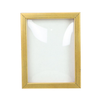 Vintage Diepe Gouden Houten Lijst Met Bol Glas Convex thumbnail 1