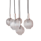 Vintage Cascadelamp | Jaren 60 Bollamp | Bubble Hanglamp thumbnail 1