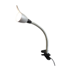 Vintage Ikea Verstelbare Knijplamp/Klemlamp Grijs Met Zwart, Voor 2000 thumbnail 1