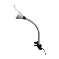 Vintage Ikea Verstelbare Knijplamp/Klemlamp Grijs Met Zwart, Voor 2000
