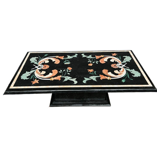 Salontafel In Pietra Dura-techniek – Florentijns Mozaïek. 1