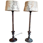 Set Van 2 Vintage Tafellampjes, Schemerlampen, Lampen thumbnail 1