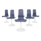 6X Vintage Eetkamerstoel Tulpvoet Tulip Chair 1970 thumbnail 1