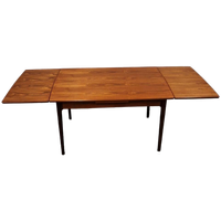 Vintage Eettafel Uitschuifbare Tafel Teakhout Tafel