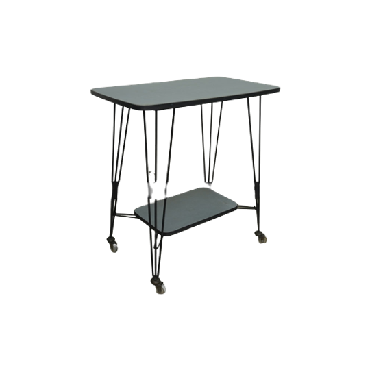 Tv Table/sidetable With Eiffel Tower Legs, 1950s 1