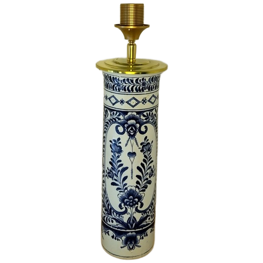 Lampenvoet Delfts Blauwe Cilindervaas 1