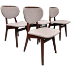 4 Vintage Eetkamerstoelen 4 Vintage Stoelen Bekleed thumbnail 1
