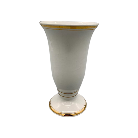 Prachtig Vaasje Delft Wit/goud 1