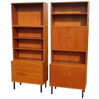 Vintage Teak Wandkast Uit Drie Delen thumbnail 1