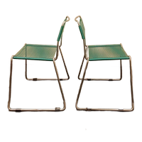 Set Van 2 Vintage Design Spaghetti Kinderstoelen