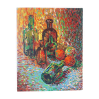 * Retro Schilderij Olieverf Op Bord Jaren 80 thumbnail 1