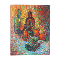 * Retro Schilderij Olieverf Op Bord Jaren 80