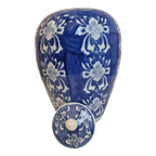 Chinese Gemberpot Blauw Met Wit thumbnail 1