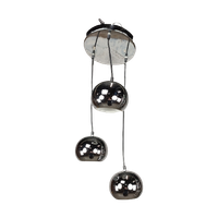 Chroom Eyeball Waterval Lamp