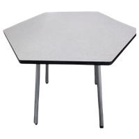 Vintage Formica Hexagon Bijzet Tafel Jaren 60-70