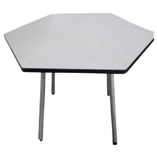 Vintage Formica Hexagon Bijzet Tafel Jaren 60-70 1