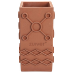 Zuiver Graphic Vaas Vierkant Terracotta thumbnail 1