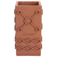Zuiver Graphic Vaas Vierkant Terracotta