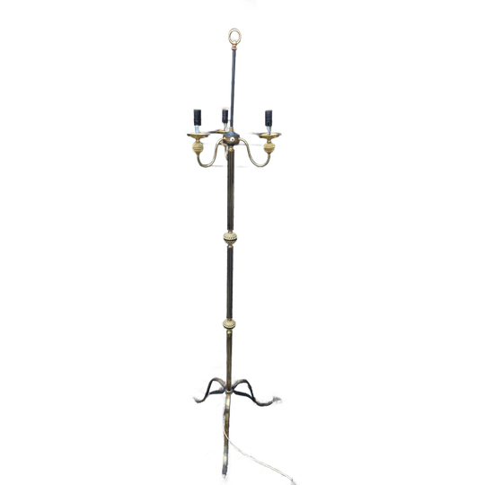 Vintage - Vloerlamp - Stalamp - Hollywood Regency Stijl. 1