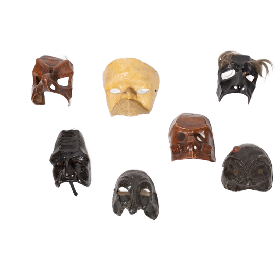 Rare Amleto And Donato Sartori Venetian Theater Masks, 1950’s 1